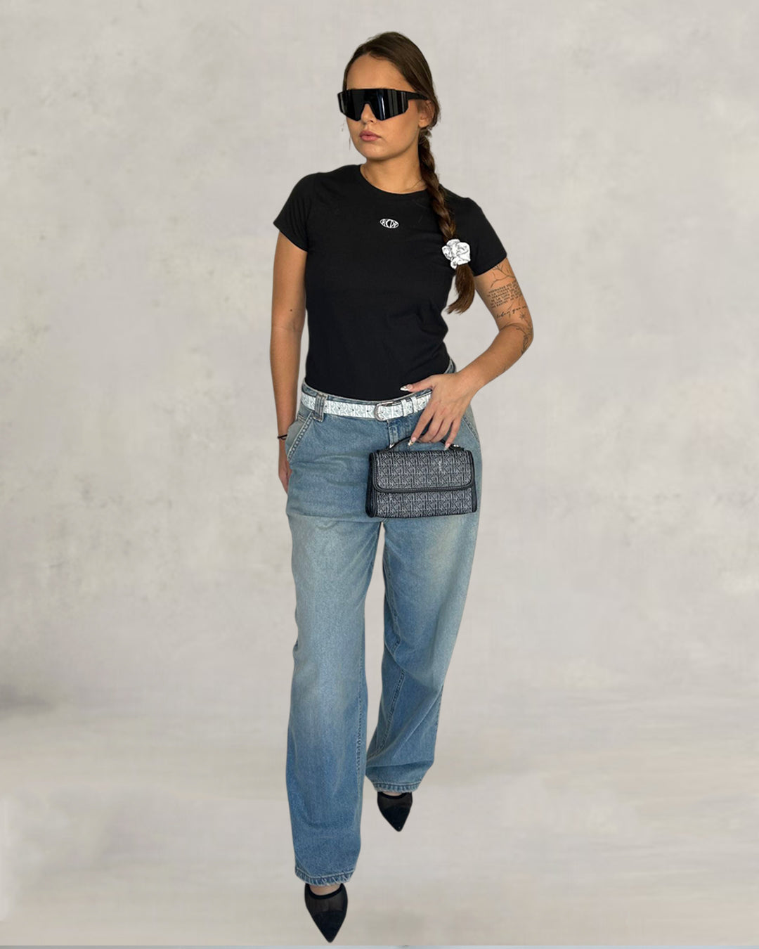 Tee-shirt femme brodé RCDP BUBBLE