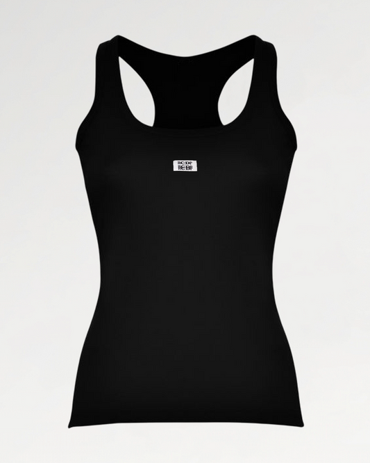 Camiseta sin mangas bordada para mujer del RCDP