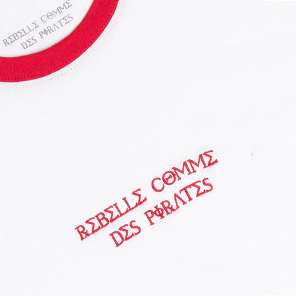 Tee-Shirt Rebelle Comme Des Pirates rouge Rebelle comme des Pirates