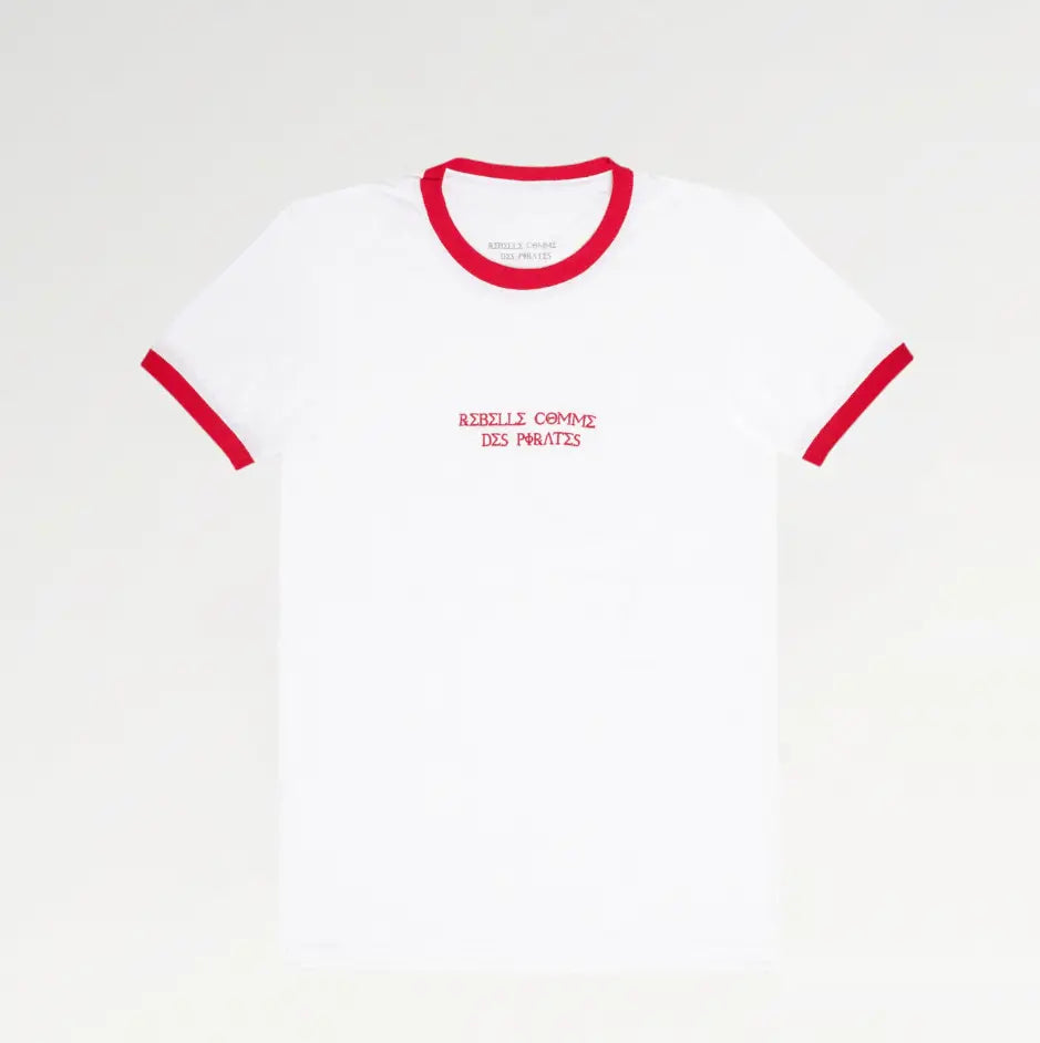 Tee - Shirt Rebelle Comme Des Pirates rouge - RCDP - tee - shirt
